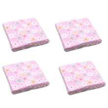 Lot de Carrés Mixtes Batiks En Tissu de Coton, Patchwork, 10 x 10 cm, Paquet de 200