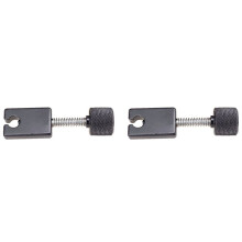 2 Pièces Selle de Pont Noir pour Accessoires de Pont de Basse Sans Tête Pièces de Rechange Accessoires de Guitare Pièces Musicales