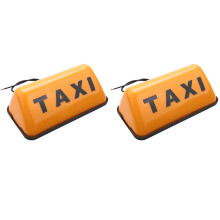 2X TAXI LED Indicator Light Sign LED Day Light Car Daytime Running Lights 12V 3W Auto Driving Roof Top Cab LED Sign