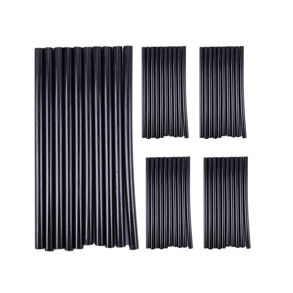 50Pcs Hot Melt Glue Adhesive Sticks 150X7mm Black 6031101722984
