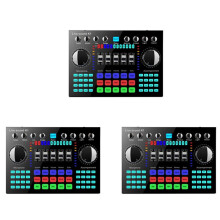 3X K1 Computer Phone Voice Changer HIFI Live Sound Card Mixer Board Streaming Audio 5.0 Universal