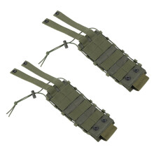 2X Tactics Bottle Holder Drinking Bottle Pouch Nylon Molle Water Bottle Holder Durable for Cycling Running Sports-Green