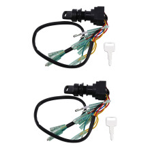 2X Ignition  Key Assy for  Outboard Motor Control Box 703-82510-43-00
