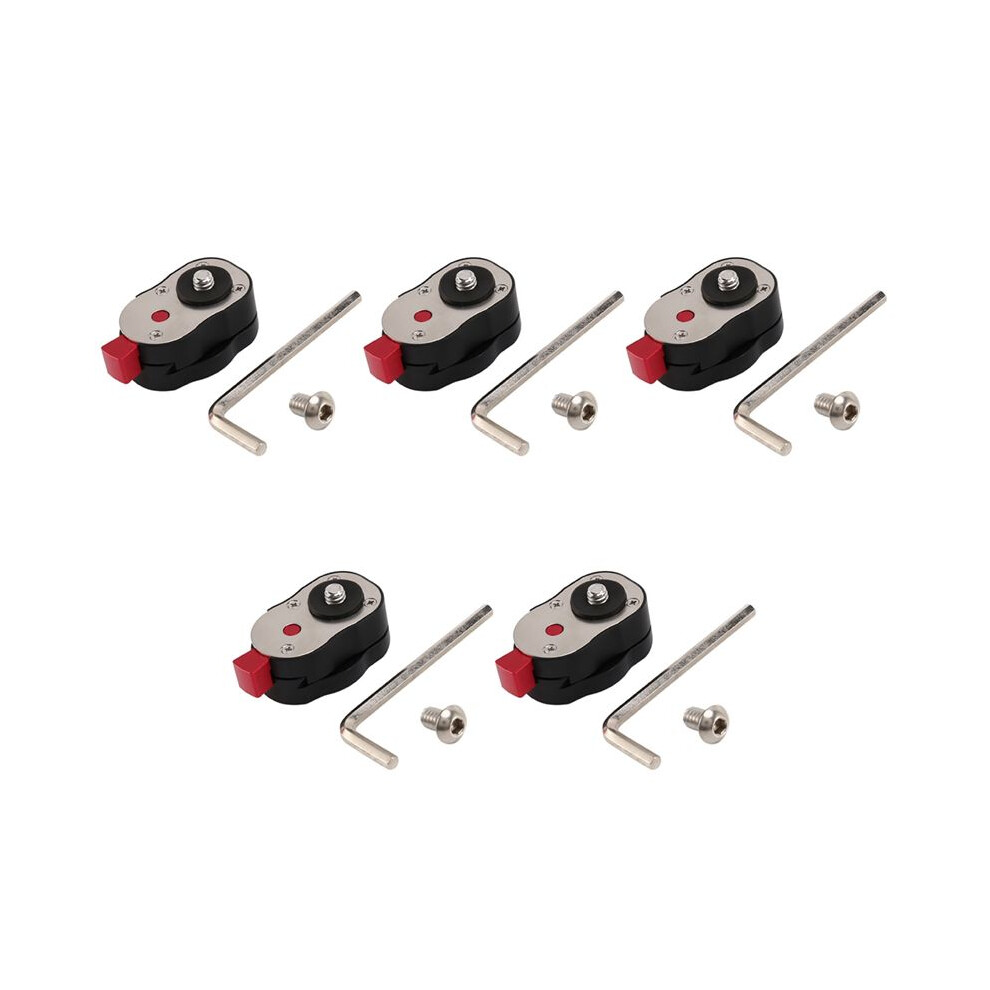 5X Field Monitor Quick Release Plate For Lcd Monitor Magic Arm Led Camera Camcorder Rig With 1/4-Inch Screw Hole Light 6032587376111