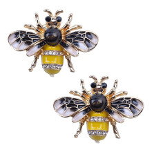 2X Fashionable Bumble Bee Crystal Brooch Pin Costume Badge Party Jewelry Gift Fashion Bee