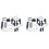 Universal Car Power Door Lock Actuator 12-Volt Motor (8 Pack) Car Remote Central Control Locking Keyless Entry System 1