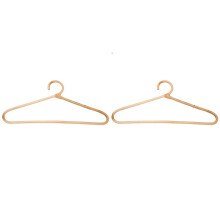 2X Rattan Clothes Hanger Style,Garments Organizer,Rack Adult Hanger,Room Decoration Hanger for Your Clothes.
