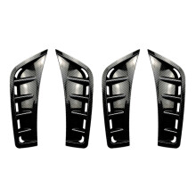 2X Car Carbon Fiber ABS Front Bumper Spoiler Side Wing Decorative Cover for GLC Class GLC260 GLC300 2020