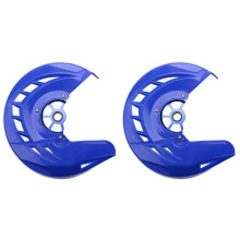 2X Front Brake Disc Guard Cover for YZ WR YZF WRF 125 250 450 YZ125 YZ250 YZ125X YZ250X 06-2019 ()