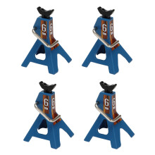4X Metal Jack Stands Simulation Toys for 1/10 RC Crawler Truck Car Trx4 SCX10 Simulation Climbing Vehicles-