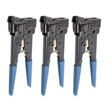 3X per RJ45 8P8C 8P LAN Ethernet Cavo di Rete Crimpatrice per Crimpatura