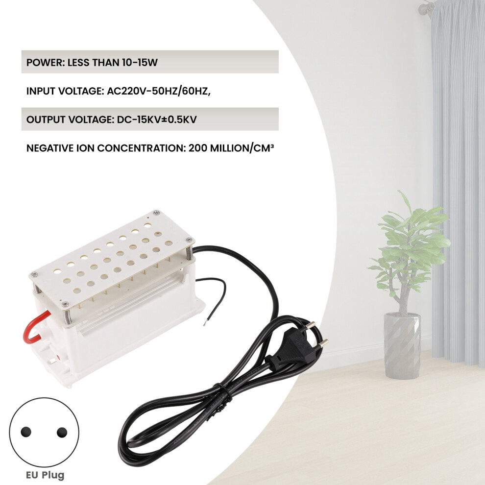 Negative Ionizer Generator Ionizer Air Purifier Remove Smoke Dust Air Purifiers Negative Plasma Generator Eu Plug 6031513090015