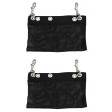 2X Scuba Tauchen Hoch Leistungs SMB Bojen Tasche Mesh Aufbewahrungs Tasche zum Tauchen Marine Boot Kajak Tasche mit 2 SS Karabiner Haken