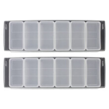 2X Recipiente para Servir Condimento Enfriado con Hielo Bandeja de Decoración Fría Carrito de Bar para Trabajo Una Domicilio O Caja de Condimento de