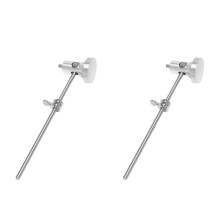 2X Pédale de Grosse Caisse Batteur En Alliage D'Aluminium Tête de Marteau Réglable Accessoires D'Instruments de Percussion