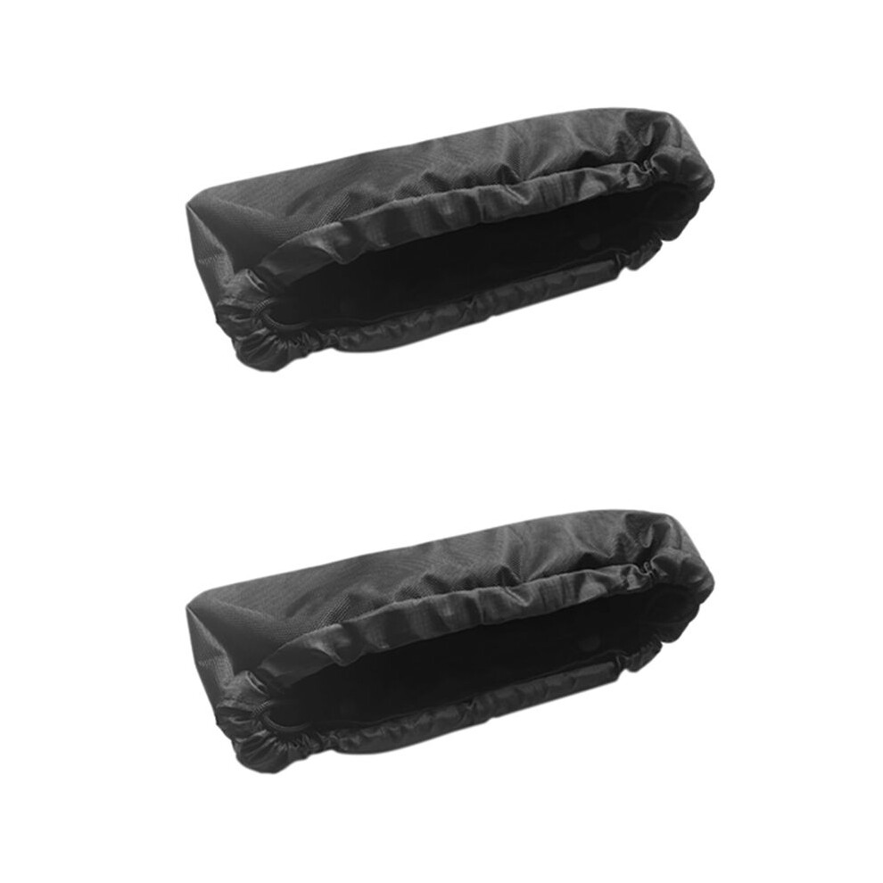 2X Waterproof Ebike Battery Cover Dust-Proof Anti-Mud For Hailong No. 1 Electric Car Lithium Batteries Protection Cover Black Brecantia