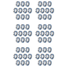 60 STKS 6700-2RS Hoge Kwaliteit 6700 2RS 10X15X4mm Miniatuur Afdichting Diepgroefkogellager, Blauw