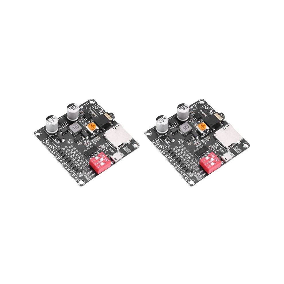 2X Dy-Hv20t 12V/24V Power Supply10w/20W Voice Playback Module Supporting Micro- Card Mp3 Music Player For 4711816924089