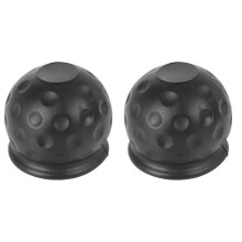 2Pcs 50mm Tow Bar Cover Cap Towing Hitch Caravan Trailer Towball Protect for Car Truck Trailer RV ATV Quad