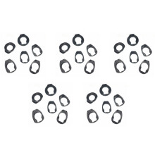 5X Road Handlebar Spacer Special Washer 28.6MM Fork Headset Spacer for Aerodynamic Integrated Handlebar Bike Parts