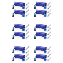 12PCS Propane Tank Holder Cylinder Wall Mounted Bracket Gas Cylinder Bracket Durable ABS Gas Cylinder with Screws