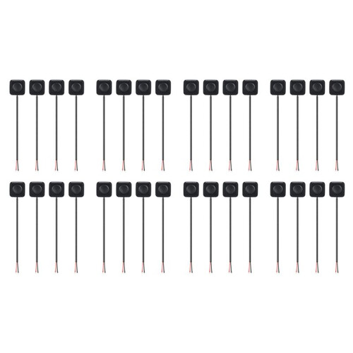 32 Pcs Momentary  Momentary Push Button  Off  12V 24V Surface Mount  Button