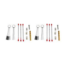 42Pcs Airbrush Nozzle Cap Kit Airbrush Needle Replacement Parts Airbrush Needles Airbrush Cleaning Kit Replacement Part