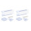 Wire Shelf Label Holders, 60 Pack Plastic Wire Shelf Label Clips with Label Paper Removable Wire Rack Label Holder 1
