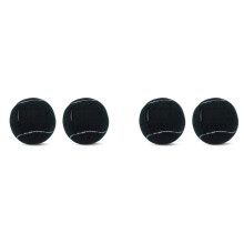 4 PCS Precut Walker Tennis  for Furniture Legs and Floor Protection, Heavy Duty Long Lasting  Pad Covering,Black
