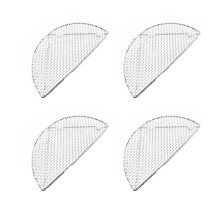 4X Fried Tempura Net Stainless Steel Grill Hamburger Fried Chicken Grease Net Japanese Cuisine Slate Pork Rack Home A