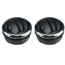 2X Knopf Auslass 75 MM Klimaanlage Auslass Entlüftung (Φ 87/75/22 mm) für RV Bus Auto Boot