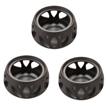 3X Ceramic Candle Heating Base,Insulation Tea Ceremony Base Warmer Teapot Wine Tea Pot Holder Aromatherapy Furnace Style