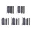 20Pcs Microfiber Duster Kit with Extension Pole 30-110 Inches for High Ceiling for Cleaning Cobweb, Blinds 1