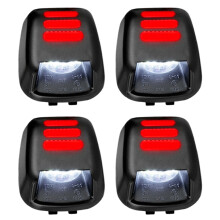 2X Car LED License Plate Lights Rear Light Waterproof Taillamp for Navara D40 Frontier Titan 2007-2016