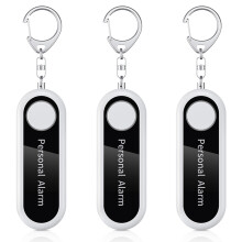 3X Personal Alarm Self Defense Alarm 125DB Personal Defenses Siren for Child Women Security Portable Alarm Keychain