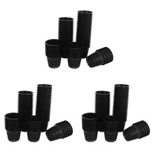 135 Pieces Hydroponic Net Pots, Plastic Net Pot for Garden Balcony Hydroponics and Soilless Culture (8Cm)