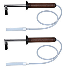 2X Coffee Machine Steam Cleaning Brush Nylon Anti-Scald Wood Handle Cleaning Brush Coffee Machine Cleaning Tool