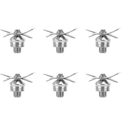 6X Blender Blade Replacement, 6-Blade Juicer Replacement Blade, Blender Replacement Parts for  Biolomix Blender