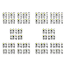100Pcs 6000K Canbus T10 168 194 W5W Dome Lizenz Seitenmarkierung LED GlüHbirne Weiß