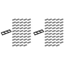 100Pc 21700 Lithium Cell Spacer Triple Battery Holder Bracket Battery Pack Bracket for DIY Fixed Battery 21.7mm Hole Dia