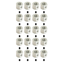 20PCS 5mm to 12mm Metal Combiner Wheel Hub Hex Adapter for WPL D12 C14 C24 B14 B16 MN D90 D91 RC Car Parts,Silver