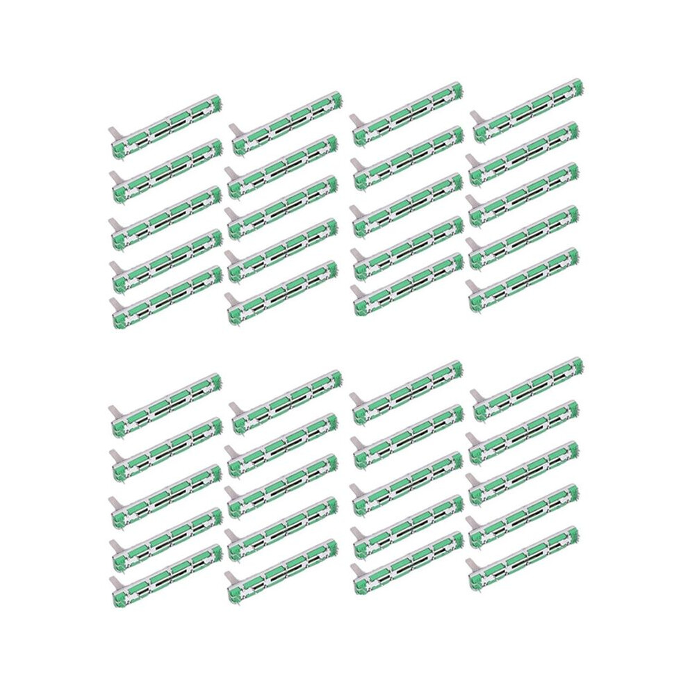 Photos - Cable (video, audio, USB) 40Pcs 75mm Mixer Fader B10K Double Straight Slide Potentiometer Lot