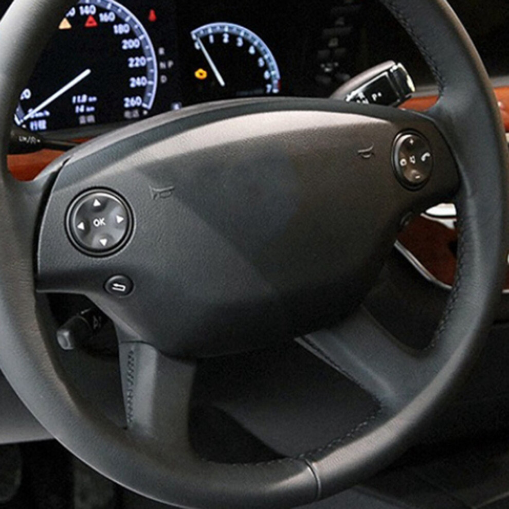 8X Multifunction Steering Wheel Button For S-Class W221 2006-2009 Cl W216 2007-2013 Car Accessories Black 6033863427060