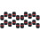 20 Pcs Handheld Stage Microphone Windscreen Foam Mic Cover Karaoke Black 1