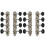 4x 4L4R Mandolin Tuning Pegs Machine Heads String Tuning Pegs for 8 Strings Mandolin Instruments Accessory 1