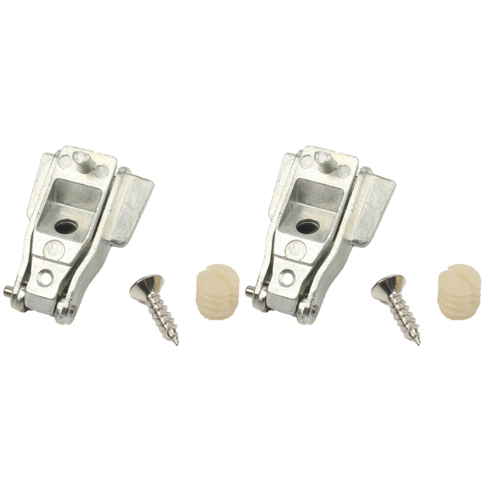 2X Chrome Outer Door Handle Hinge Repair For 500 51964555 6032562129589