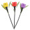 3Pcs Solar Led Garden Lights Tulip Shape Outdoor Pathway Yard 7