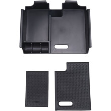 Zentral Armlehne Aufbewahrung Box Auto Organisator für Land Evoque 2009-2013 BehäLter Halter Tablett ZubehöR Auto Styling