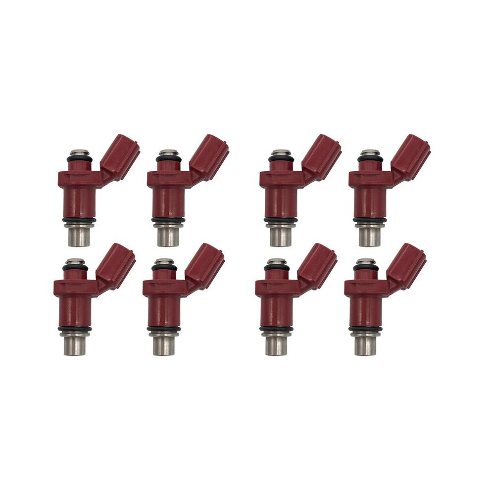 8Pcs Fuel Injectors Nozzle 6D8-13761-00-00 For Outboard 75Hp 90Hp F75 F90 Red 6032006630978