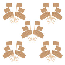 1000 Pack Blank Toothpick Flags  Paper Flag Picks Cheese Markers for Cupcake, Food, Fruit, Party Decorations